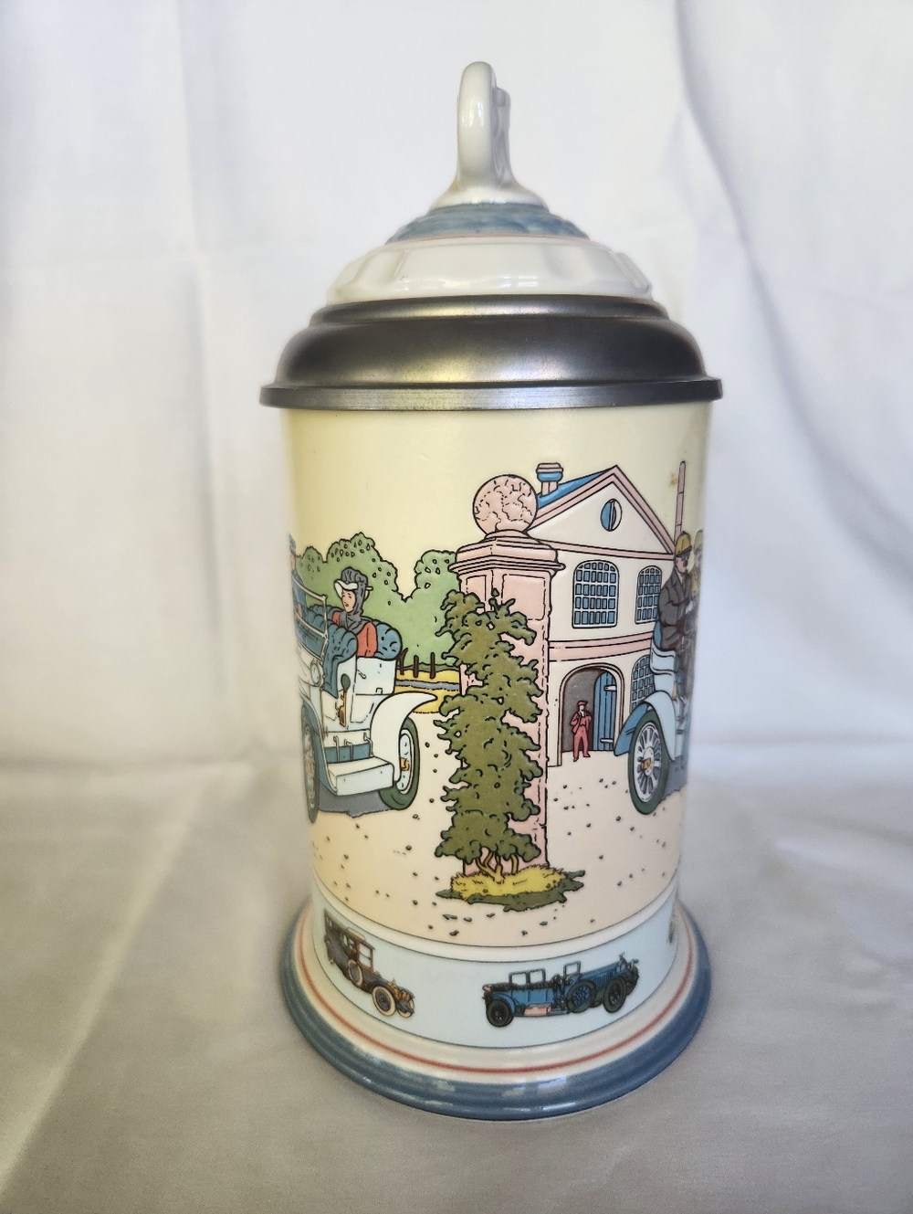 Villeroy & Boch Mettlach Centennial Car Beer Stein - Picture 2 of 14